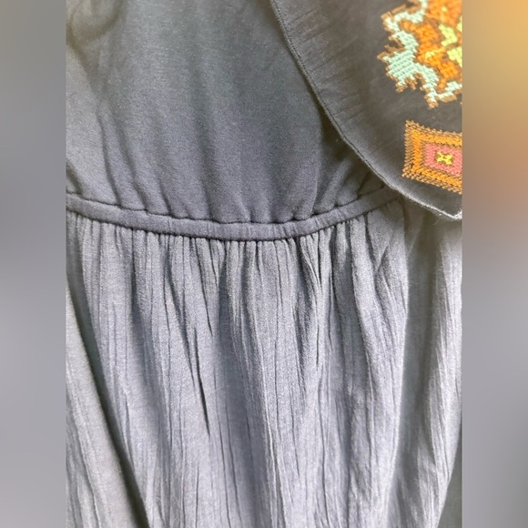 Judith March Off The Shoulder Mini Dress Size Large Blue Navy NWT - Picture 5 of 8